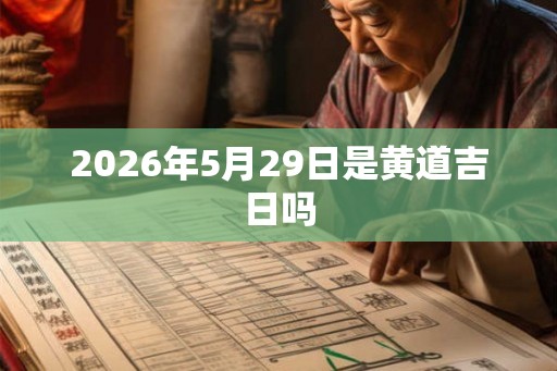 2026年5月29日是黄道吉日吗
