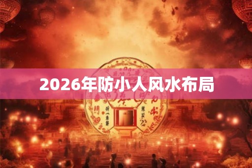 2026年防小人风水布局 2026年防小人风水布局