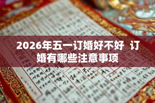 2026年五一订婚好不好  订婚有哪些注意事项