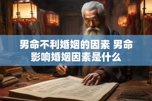 男命不利婚姻的因素 男命影响婚姻因素是什么