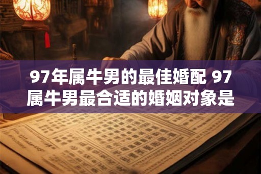 97年属牛男的最佳婚配 97属牛男最合适的婚姻对象是谁