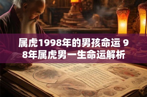 属虎1998年的男孩命运 98年属虎男一生命运解析