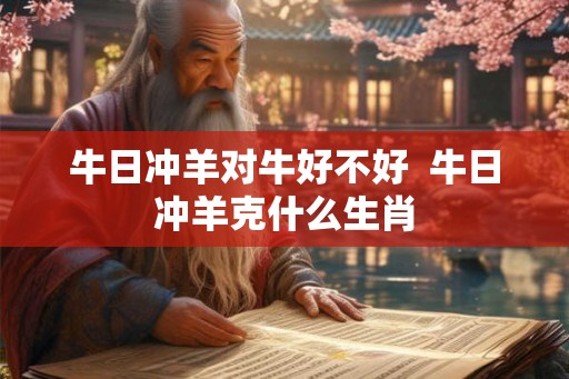 牛日冲羊对牛好不好  牛日冲羊克什么生肖