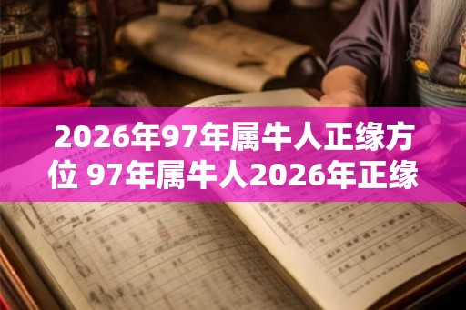 2026年97年属牛人正缘方位 97年属牛人2026年正缘在哪