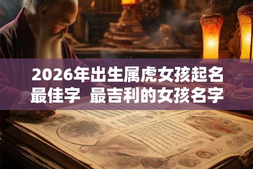 2026年出生属虎女孩起名最佳字 最吉利的女孩名字 2026年出生属虎女孩起名最佳字 最吉利的女孩名字
