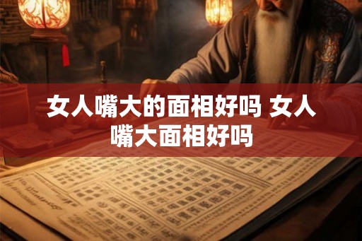女人嘴大的面相好吗 女人嘴大面相好吗
