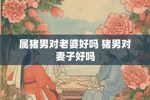 属猪男对老婆好吗 猪男对妻子好吗 属猪男对老婆好吗 猪男对妻子好吗
