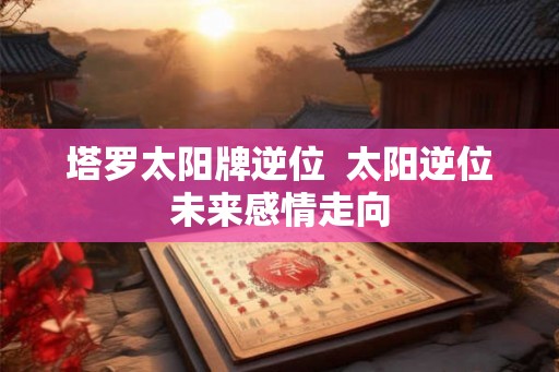 塔罗太阳牌逆位  太阳逆位未来感情走向