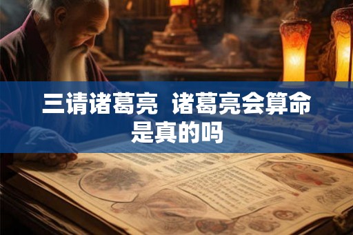 三请诸葛亮  诸葛亮会算命是真的吗