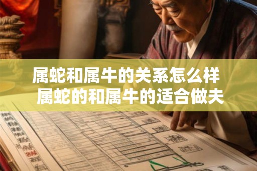 属蛇和属牛的关系怎么样 属蛇的和属牛的适合做夫妻吗 属蛇和属牛的关系怎么样 属蛇的和属牛的适合做夫妻吗