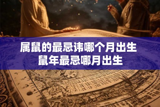 属鼠的最忌讳哪个月出生 鼠年最忌哪月出生 属鼠的最忌讳哪个月出生 鼠年最忌哪月出生