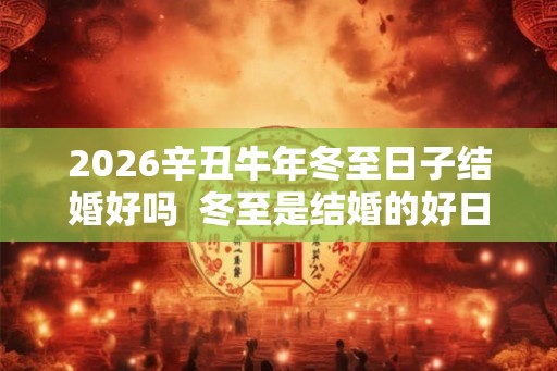 2026辛丑牛年冬至日子结婚好吗 冬至是结婚的好日子吗 2026辛丑牛年冬至日子结婚好吗 冬至是结婚的好日子吗