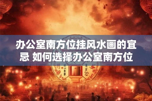 办公室南方位挂风水画的宜忌 如何选择办公室南方位风水画