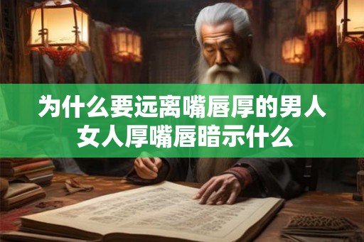 为什么要远离嘴唇厚的男人 女人厚嘴唇暗示什么