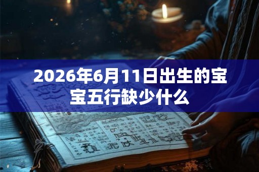 2026年6月11日出生的宝宝五行缺少什么 2026年6月11日出生的宝宝五行缺少什么