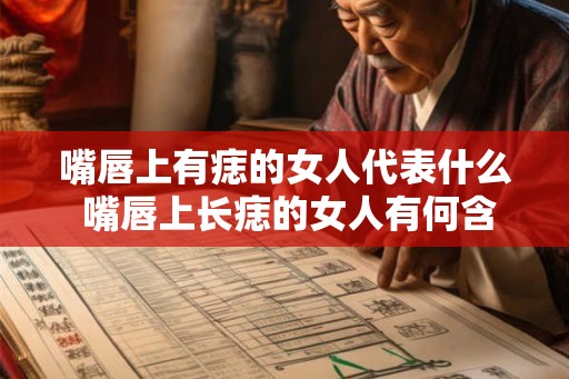 嘴唇上有痣的女人代表什么 嘴唇上长痣的女人有何含义 嘴唇上有痣的女人代表什么 嘴唇上长痣的女人有何含义