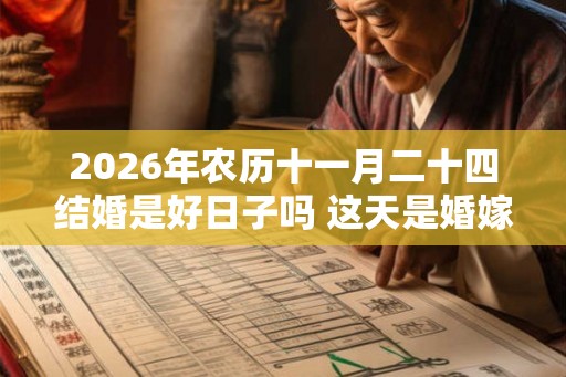 2026年农历十一月二十四结婚是好日子吗 这天是婚嫁吉日吗