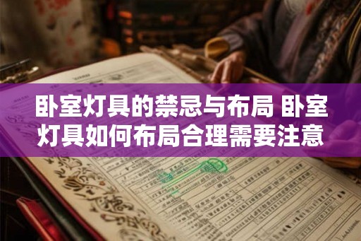 卧室灯具的禁忌与布局 卧室灯具如何布局合理需要注意哪些禁忌
