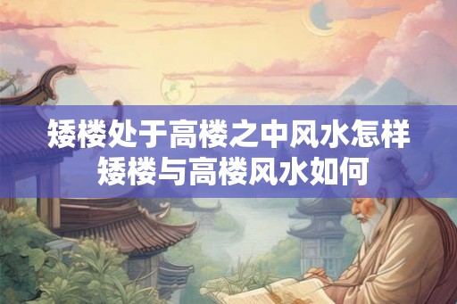 矮楼处于高楼之中风水怎样 矮楼与高楼风水如何