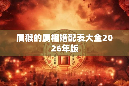 属猴的属相婚配表大全2026年版