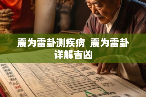 震为雷卦测疾病  震为雷卦详解吉凶