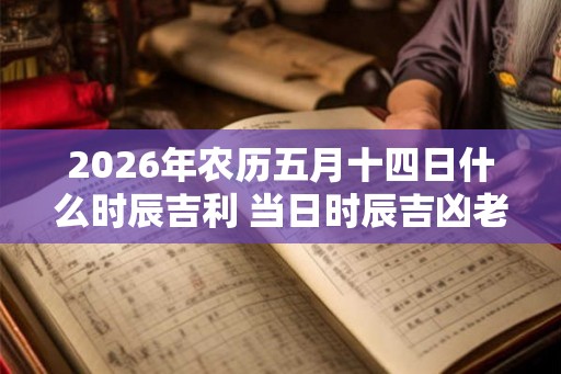 2026年农历五月十四日什么时辰吉利 当日时辰吉凶老黄历查询 2026年农历五月十四日什么时辰吉利 当日时辰吉凶老黄历查询