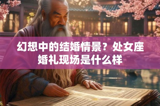 幻想中的结婚情景？处女座婚礼现场是什么样