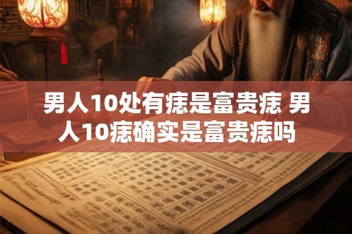 男人10处有痣是富贵痣 男人10痣确实是富贵痣吗