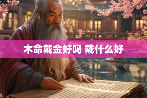 木命戴金好吗 戴什么好 木命戴金好吗 戴什么好
