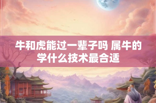 牛和虎能过一辈子吗 属牛的学什么技术最合适