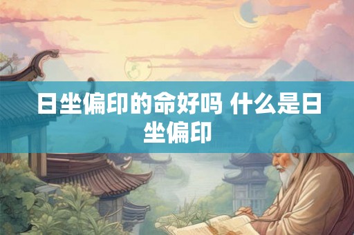 日坐偏印的命好吗 什么是日坐偏印