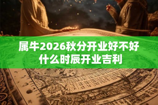 属牛2026秋分开业好不好 什么时辰开业吉利 属牛2026秋分开业好不好 什么时辰开业吉利