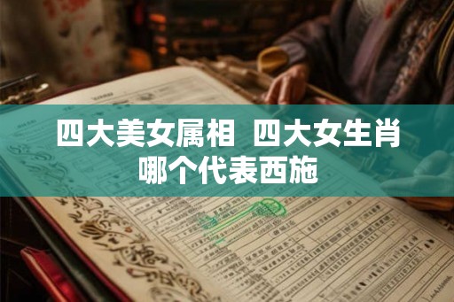 四大美女属相 四大女生肖哪个代表西施 四大美女属相 四大女生肖哪个代表西施