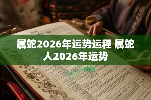 属蛇2026年运势运程 属蛇人2026年运势 属蛇2026年运势运程 属蛇人2026年运势