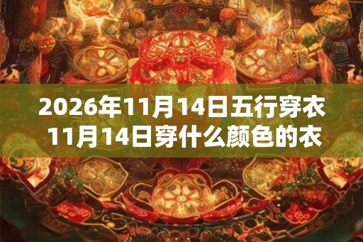 2026年11月14日五行穿衣 11月14日穿什么颜色的衣服旺运