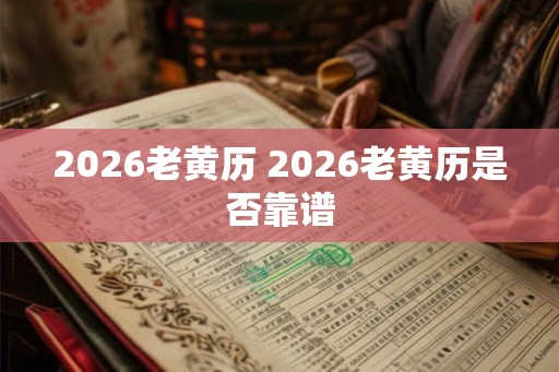 2026老黄历 2026老黄历是否靠谱 2026老黄历 2026老黄历是否靠谱