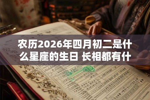 农历2026年四月初二是什么星座的生日 长相都有什么特点