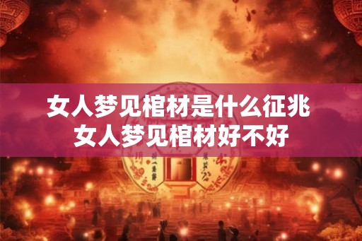 女人梦见棺材是什么征兆 女人梦见棺材好不好
