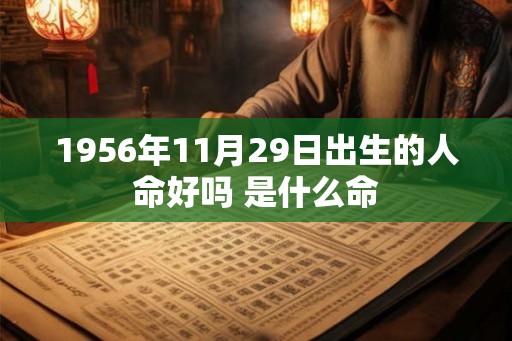 1956年11月29日出生的人命好吗 是什么命