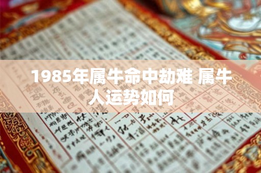 1985年属牛命中劫难 属牛人运势如何