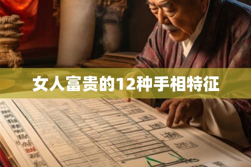 女人富贵的12种手相特征 女人富贵的12种手相特征