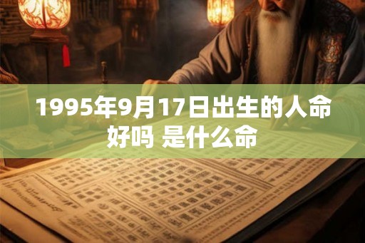 1995年9月17日出生的人命好吗 是什么命