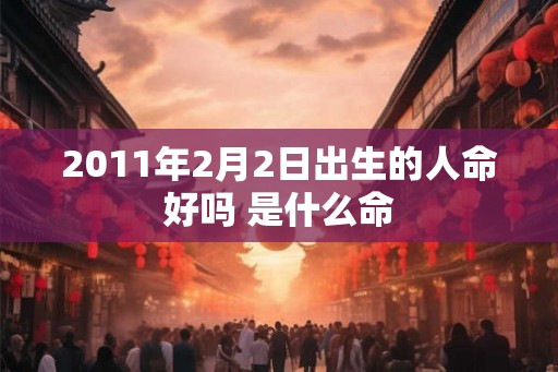 2011年2月2日出生的人命好吗 是什么命