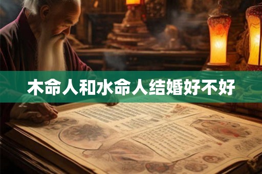 木命人和水命人结婚好不好