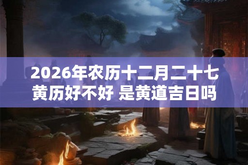 2026年农历十二月二十七黄历好不好 是黄道吉日吗