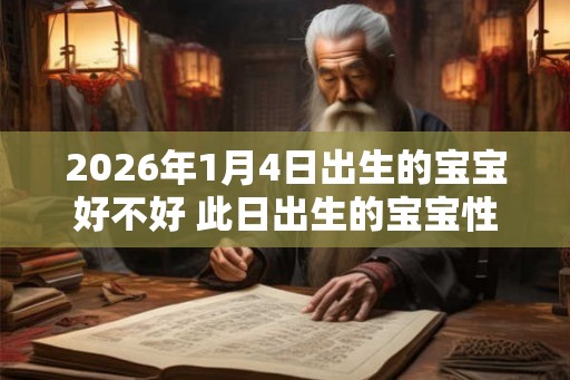 2026年1月4日出生的宝宝好不好 此日出生的宝宝性格