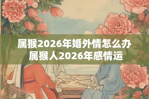 属猴2026年婚外情怎么办 属猴人2026年感情运 属猴2026年婚外情怎么办 属猴人2026年感情运