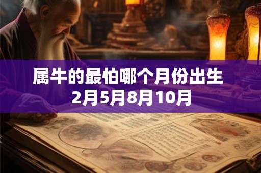 属牛的最怕哪个月份出生 2月5月8月10月