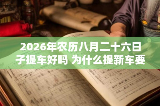2026年农历八月二十六日子提车好吗 为什么提新车要请人开 2026年农历八月二十六日子提车好吗 为什么提新车要请人开