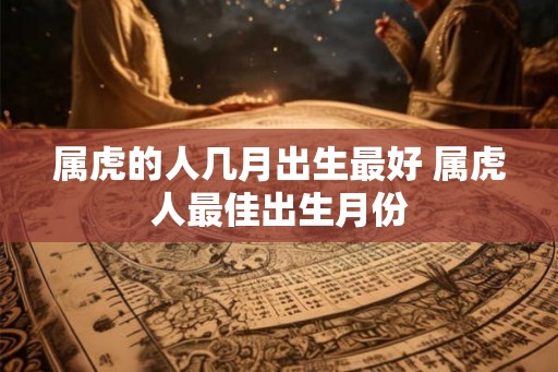 属虎的人几月出生最好 属虎人最佳出生月份